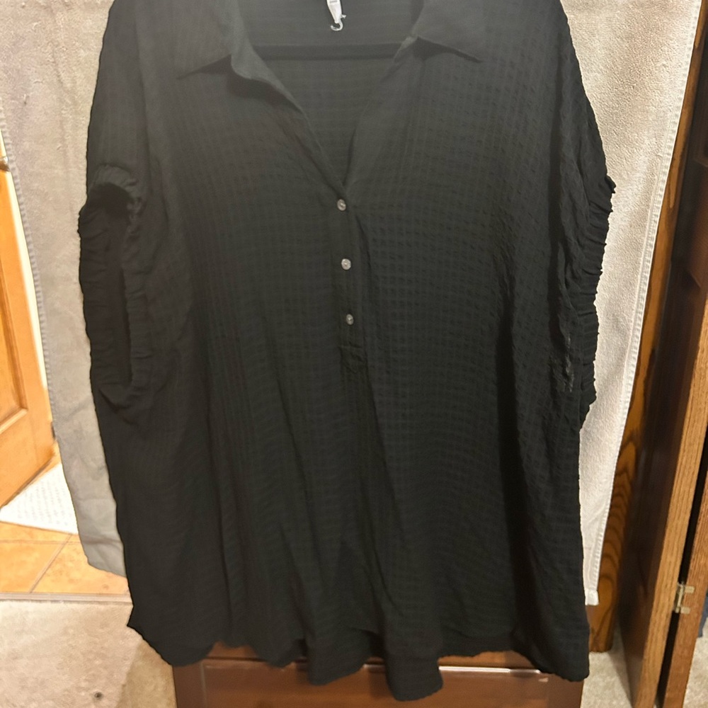 Elegant Black Women's Top